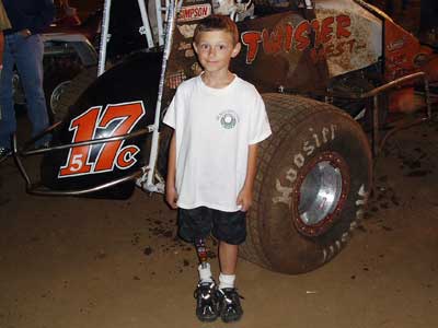 There's little Smith didn't do growing up, including going to the races,as he did here at age 7.