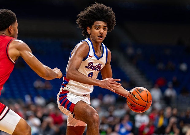 Class of 2027 guard Beckham Black averaged 6.7 points, 6.5 assists and 3.3 steals per contest in FIBA AmeriCup action. (FILE PHOTO: Alex Garza)