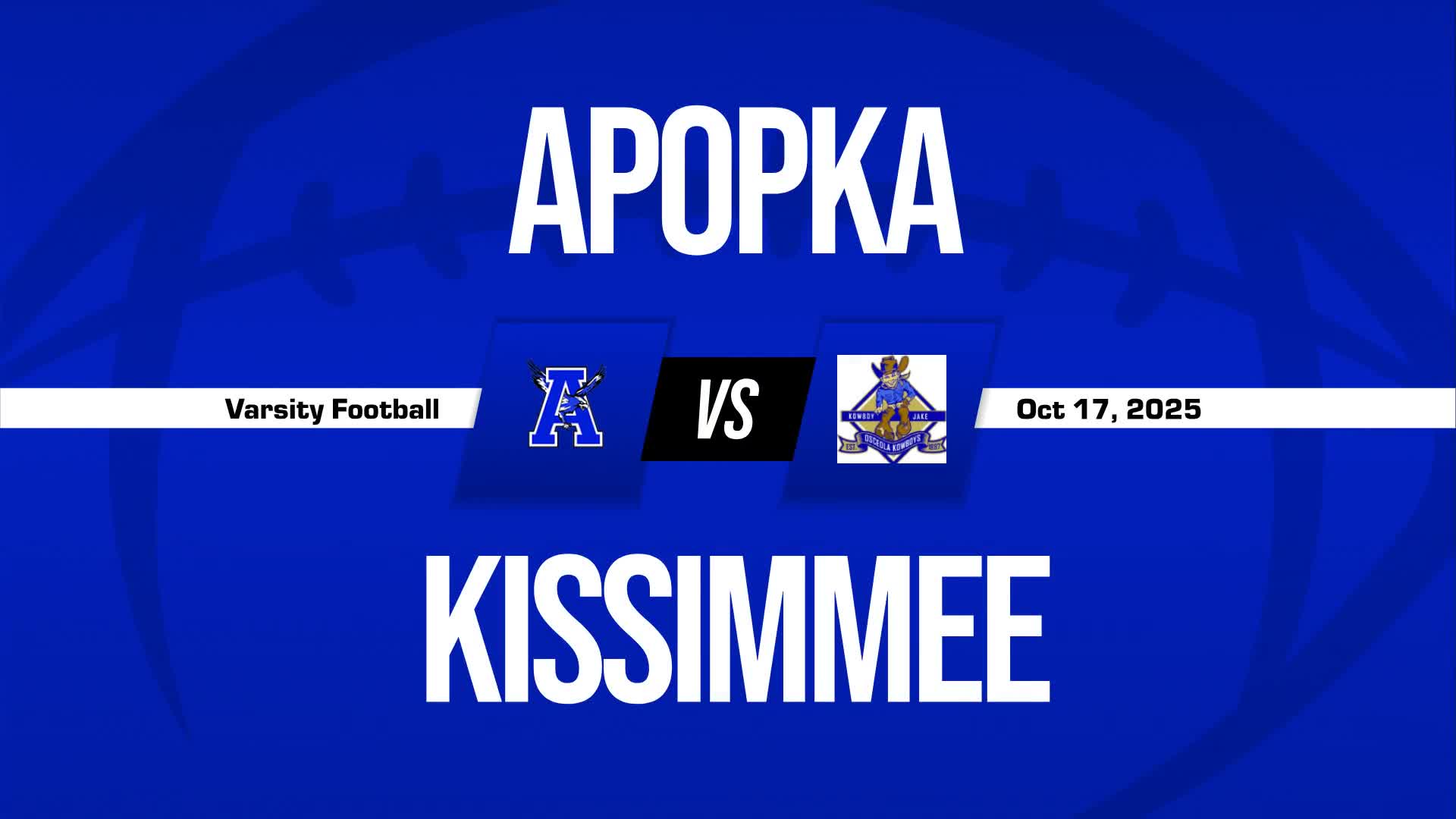 Football Game Preview: Apopka Blue Darters vs. Wekiva Mustangs + Official Tickets