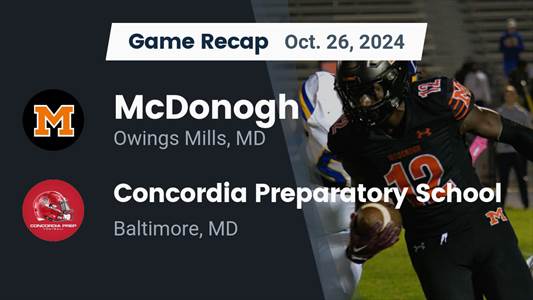 Football Recap: Mcdonogh Extends Home Winning Streak to Six