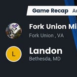 Football Game Preview: Fork Union Military Academy vs. St. Steph