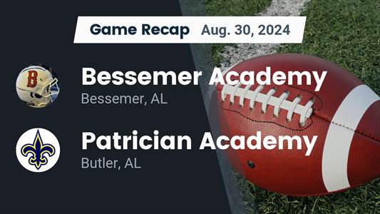 Football Recap: Bessemer Academy Finds Home Field Redemption Aga