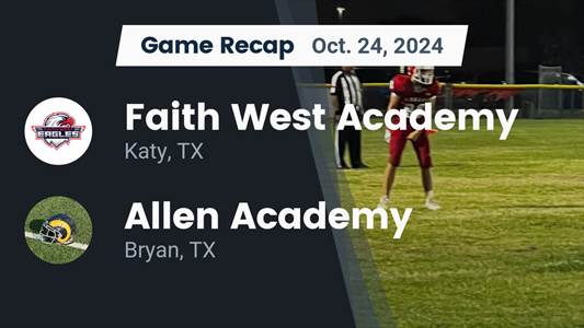 Football Game Preview: Allen Academy Rams vs. Bracken Christian 