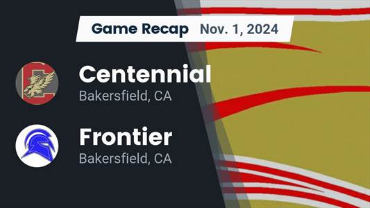 Football Recap: Frontier Beats Centennial for Their Third Straig