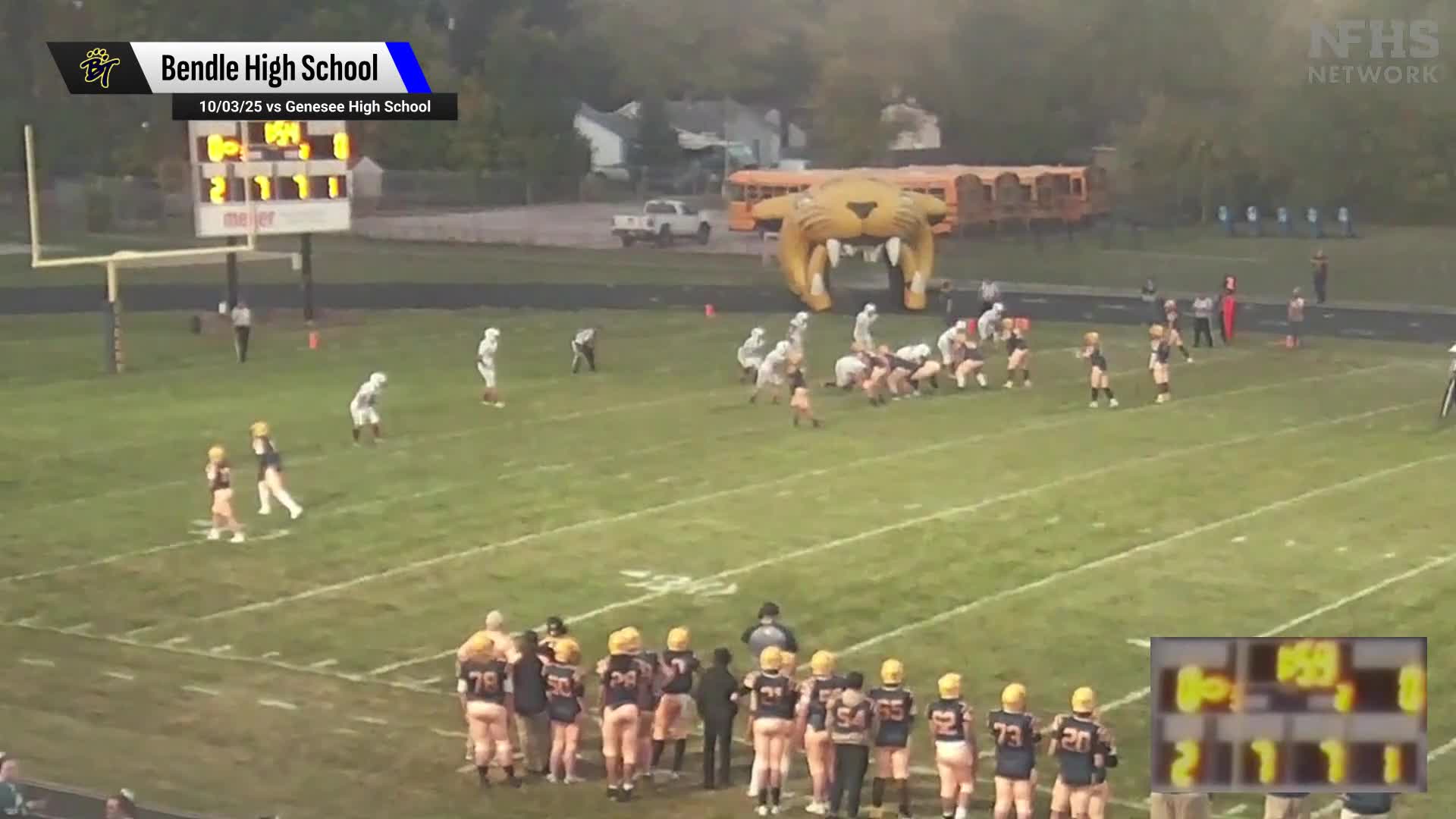 Football Recap: Bendle Piles Up the Points Against Flint Southwestern Academy