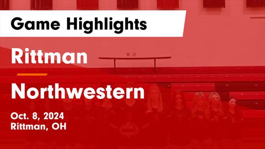 Volleyball Recap: Northwestern Has No Trouble Against Rittman