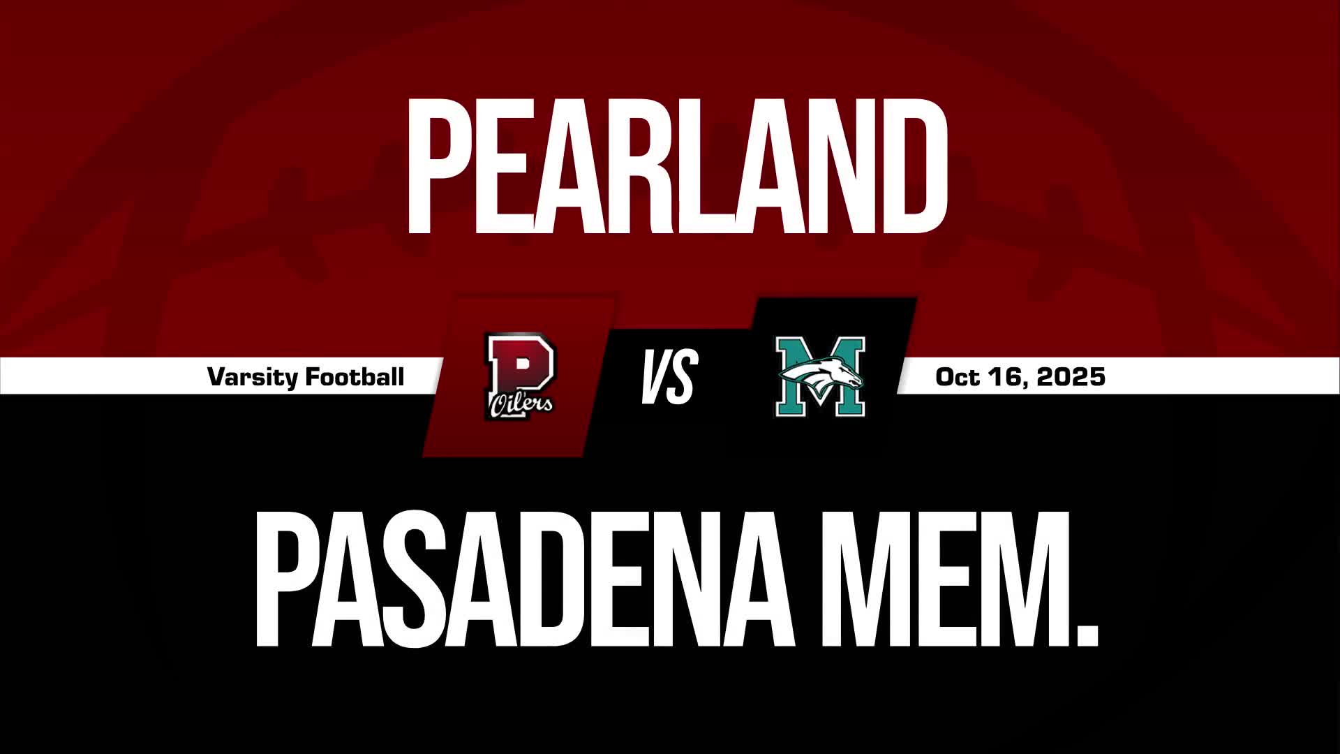 Football Recap: Pasadena Memorial Takes a Loss