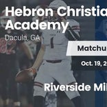 Football Game Recap: Riverside Military Academy vs. Hebron Chris