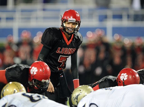 David Sills, shown here in 2011 playing for Red Lion Christian, didn't get much on-the-field time last season after moving to a school that had sanctioning issues. Now that Eastern Christian Academy has that figured out, the USC commit has the chance to get back in the national spotlight.