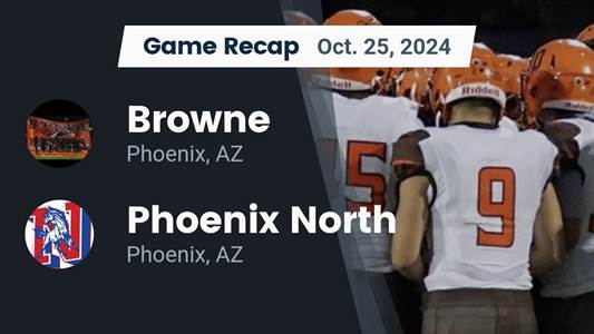 Football Recap: Browne Puts Losing Streak Behind Them