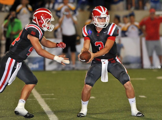Running back Brandon LaMarche came up huge for Mater Dei in its win over Bishop Amat.