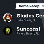 Football Game Recap: Suncoast Chargers vs. Glades Central Raiders