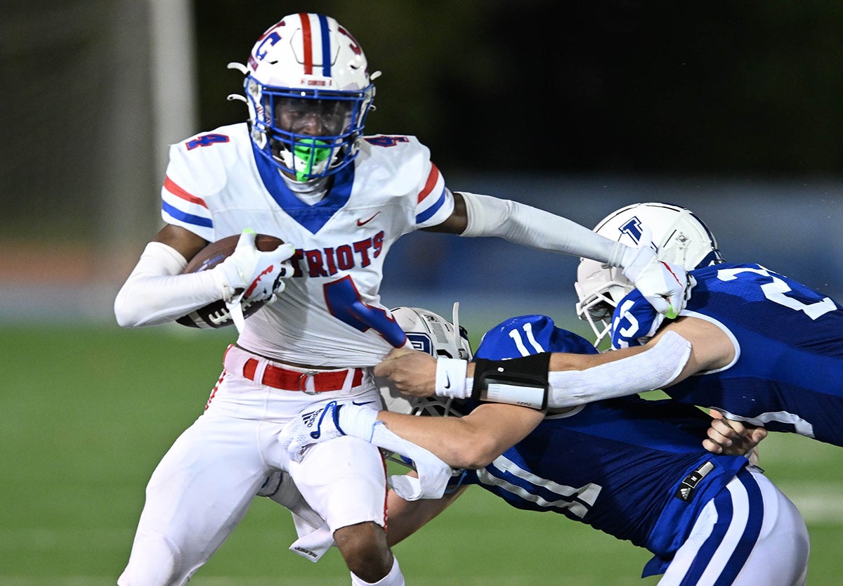 Four-star wide receiver Michael Turner helped lead John Curtis Christian to a state championship in 2022 and topped the Patriots in receiving. The No. 9 player in the state is headed to LSU. (Photo: Parker Waters)