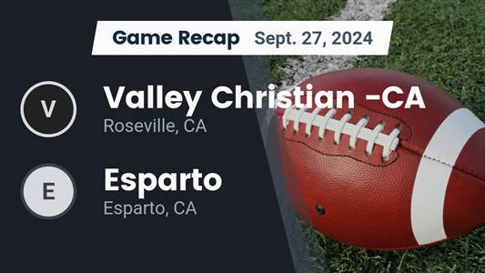 Football Game Preview: Esparto Spartans vs. Redwood Christian Ea