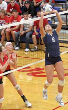 Lauren Sieckmann is a setter, butprides herself on learning otheraspects of the game.
