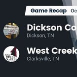 Football Game Recap: West Creek Coyote vs. Dickson County Cougars