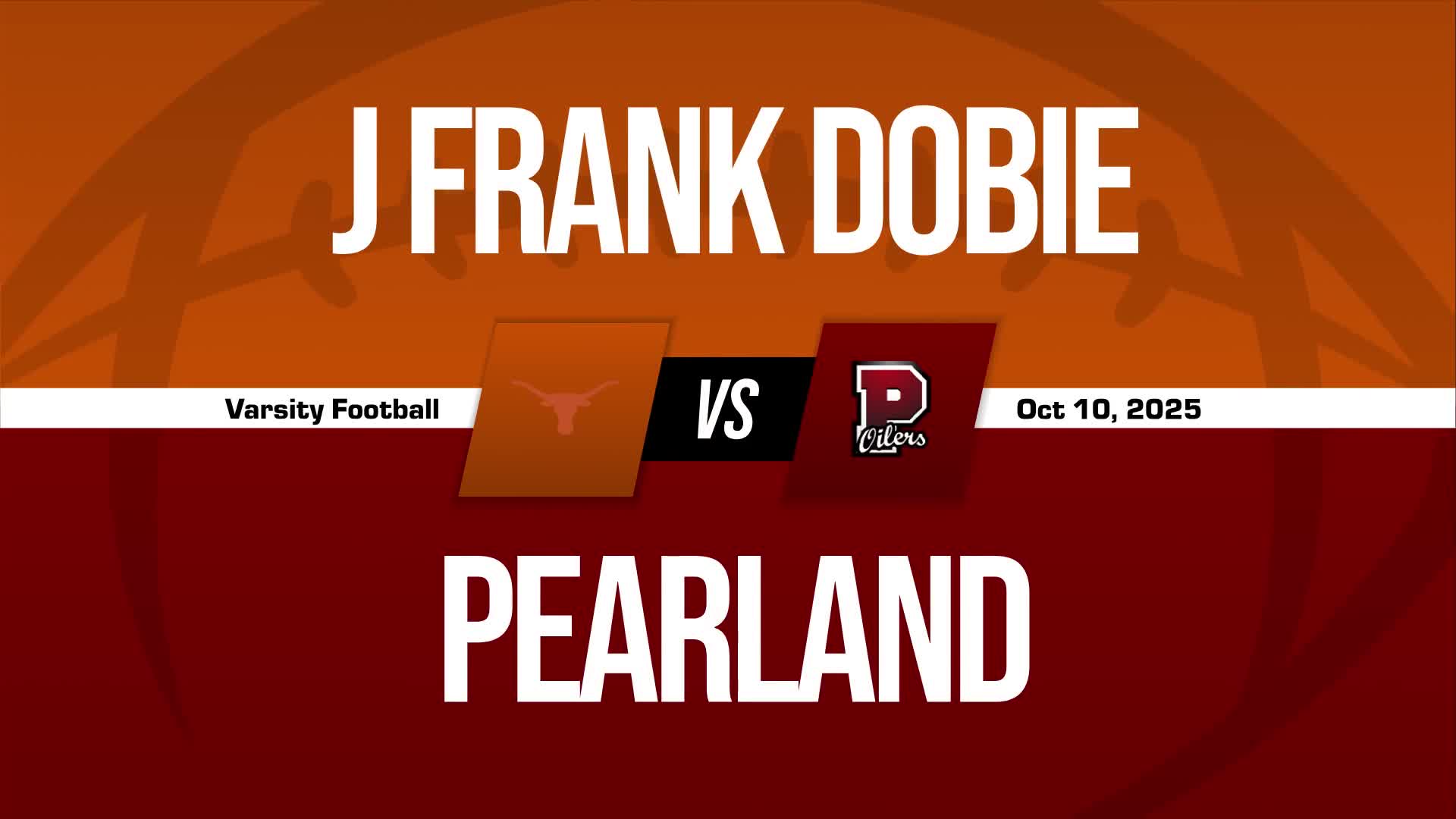 Football Game Preview: Dobie Longhorns vs. Alvin Yellowjackets