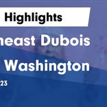 Macey Harrison leads Northeast Dubois to victory over West Washington