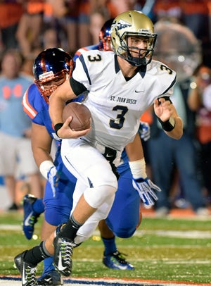 Josh Rosen lamented his team's slow start.