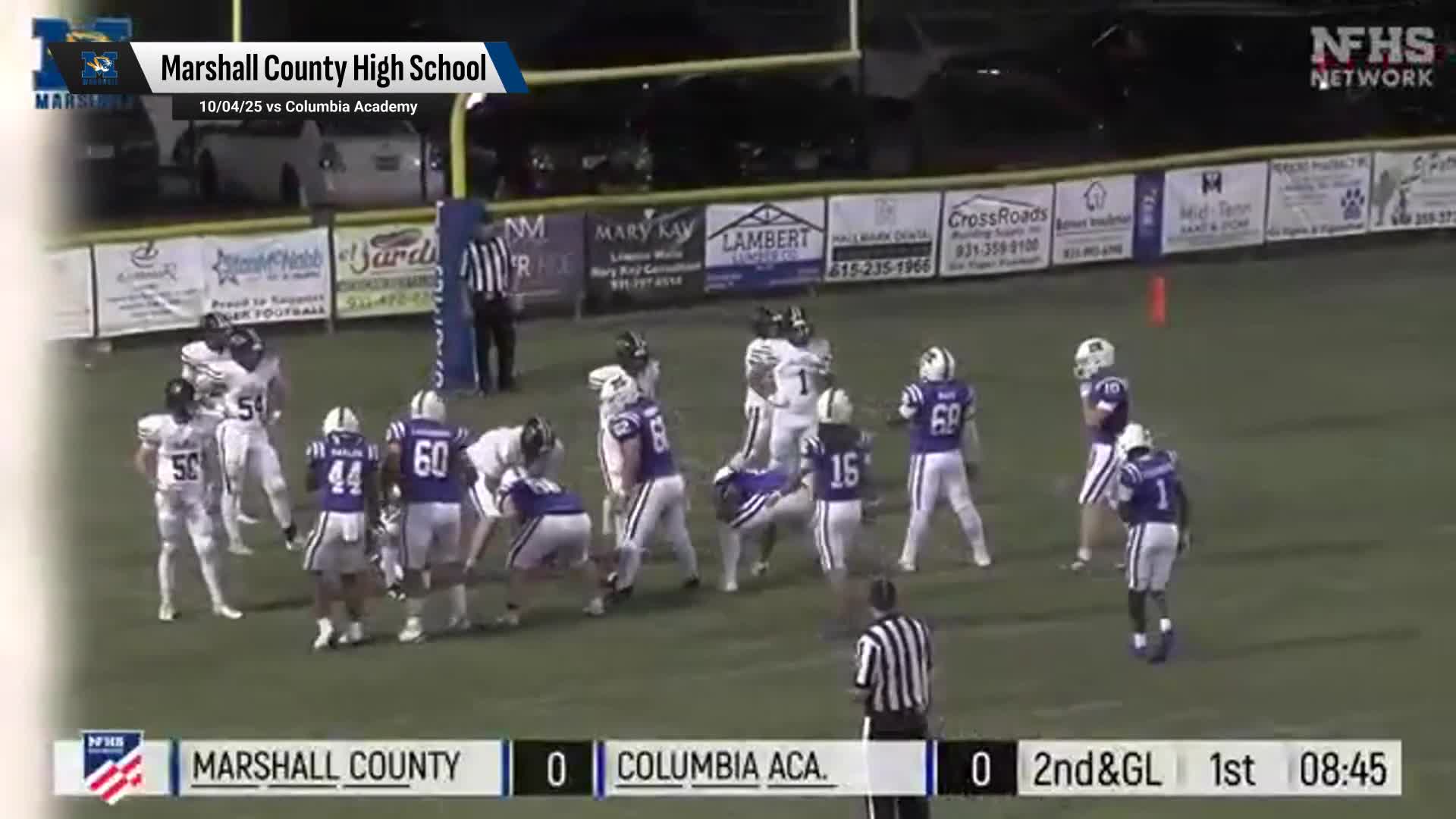 Football Recap: Marshall County Piles Up the Points Against Creek Wood + How To Watch