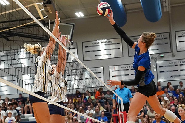 Brooklyn Deleye of Washburn Rural leads the Blues into Kansas 6A postseason action this week. (Photo: A.J. Hildreth)