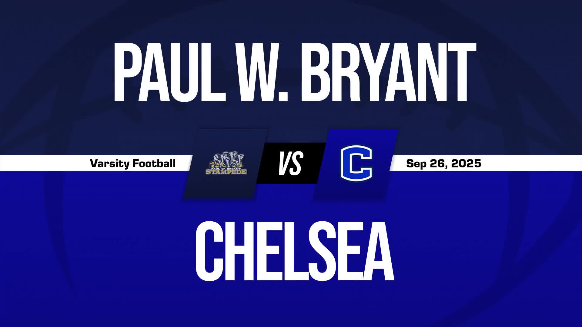 Football Recap: Chelsea Piles Up the Points Against Paul W. Bryant + How To Watch