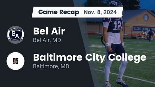 Football Recap: Malik Davis' Menacing Defense Leads Bel Air over City College