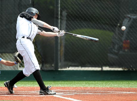 University of San Diego-bound outfielder Ryan Kirby shows off his picture-perfect swing that has helped key Granada's picture-perfect season. Kirby is one of four regular left-hand bats in the team's potent lineup.