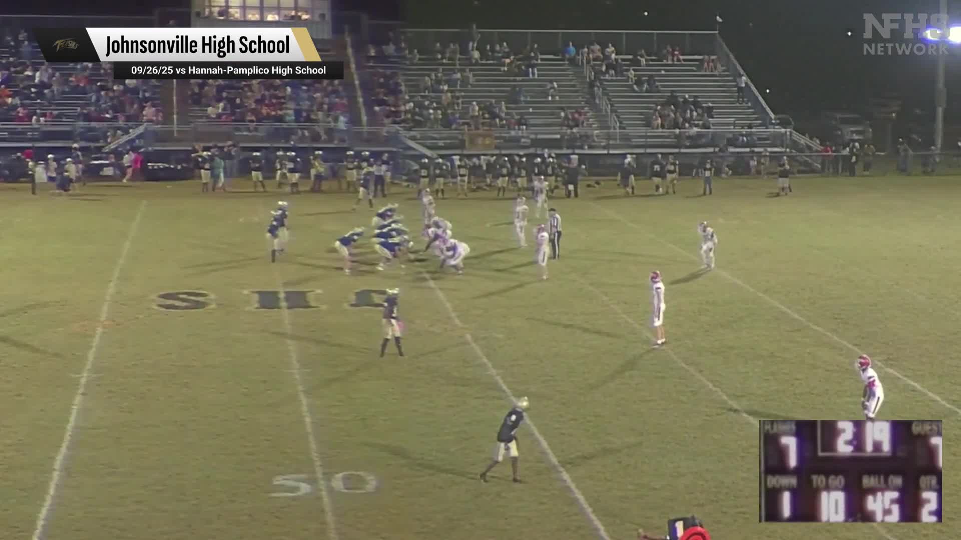 Football Recap: Dynamic Duo of  Larkin Powell and  Zaghe Davis Lead Johnsonville to Victory + How To Watch