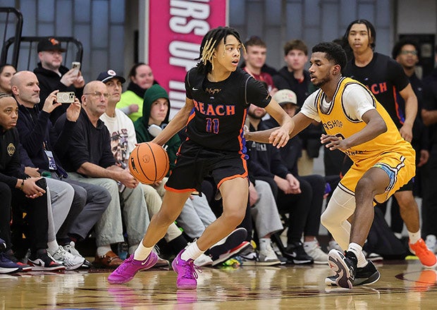 Freshman J.J. Crawford scored 32 points in Rainier Beach's overtime win over Bishop McNamara at the Hoophall Classic. The Seattle program has knocked off teams from California, Maryland, Oregon and Texas this season. (PHOTO: Lonnie Webb)