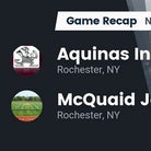 Football Game Recap: Aquinas Institute Little Irish vs. McQuaid Jesuit Knights