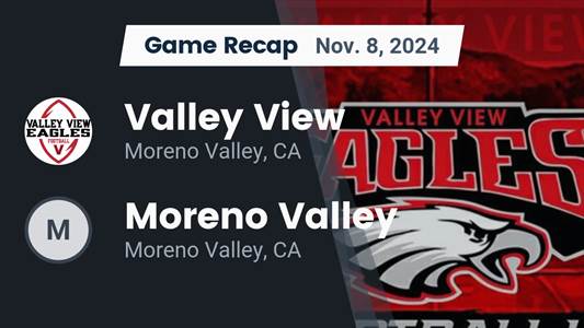 Football Recap: Valley View Takes Down Moreno Valley in a Playoff Battle