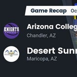 Football Game Recap: Desert Sunrise Golden Hawks vs. Arizona College Prep Knights