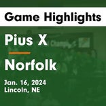 Basketball Game Recap: Norfolk Panthers vs. Pius X Thunderbolts