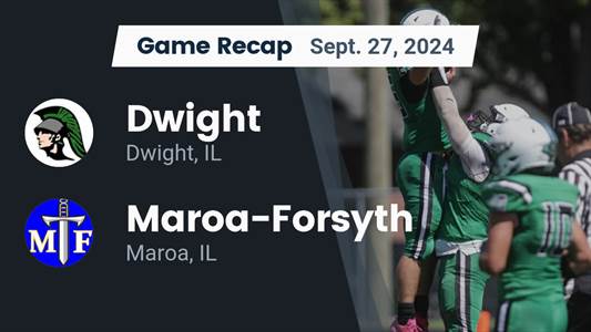 Football Recap: Maroa-Forsyth Triumphant Thanks to a Strong Effort from  Ryne Sheppard