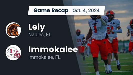 Football Recap: Lely Takes a Loss