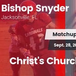 Football Game Recap: Christ's Church Academy vs. Bishop Snyder