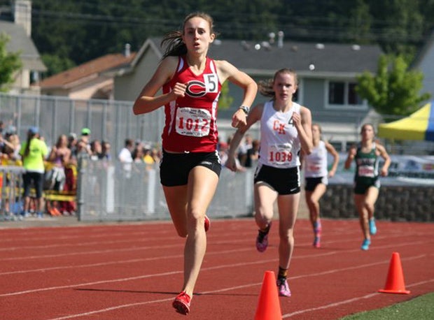 Alexa Efraimson, a junior from Camas (Wash.) just set the high school record in the 1,600 meters last week, winning the state title in 4 minutes, 33.29 seconds. She also is among the nation's top three in the 800. See the top three marks nationally in 32 events below.