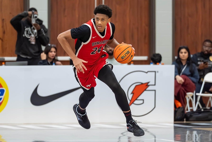 Marcus Spears Jr. announced hit commitment to Texas and reclassification on Thursday. The Dynamic Prep standout will join the Longhorns this season after averaging 15.1 points per night in his junior season. (FILE PHOTO: Julie L. Brown)