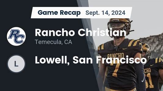 Football Game Preview: Rancho Christian Eagles vs. Valley View E