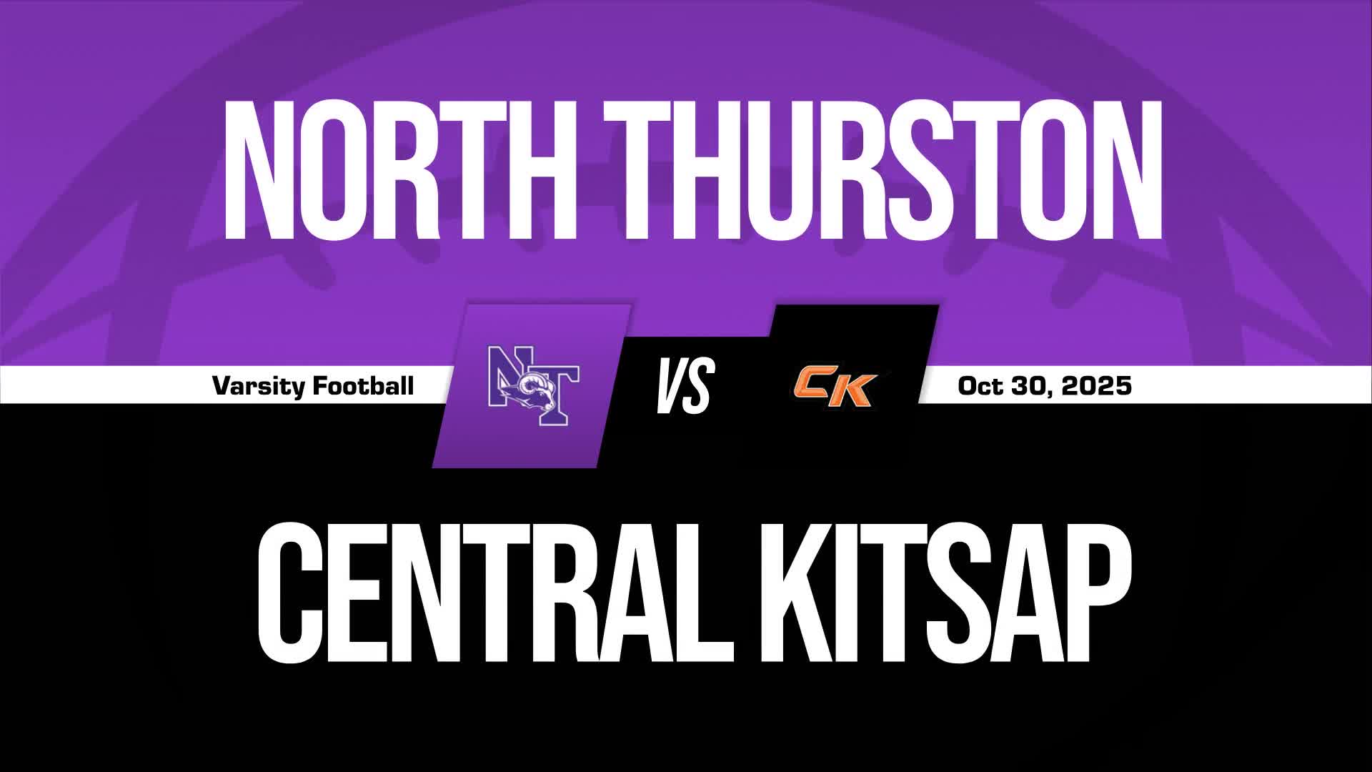 Football Game Preview: Central Kitsap Cougars vs. River Ridge Hawks + How To Watch