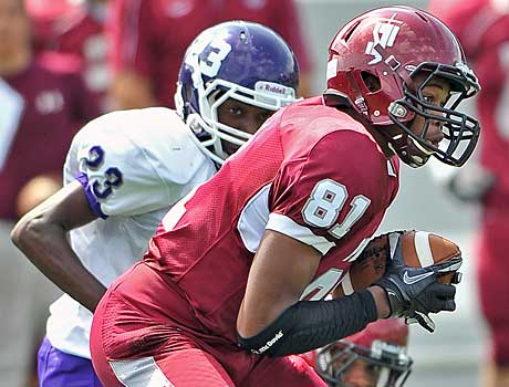 Freshman Cameron Chambers had a key touchdown for St. Joseph's Prep.