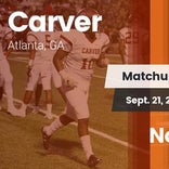 Football Game Recap: North Springs vs. Carver
