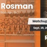 Football Game Recap: Rosman vs. Robbinsville