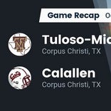 Football Game Recap: Tuloso-Midway Warriors/Cherokees vs. Calallen Wildcats