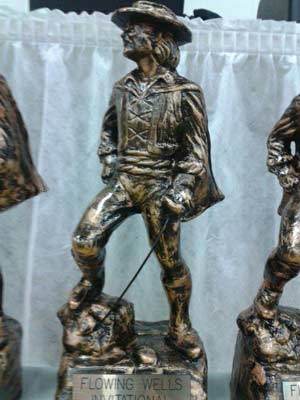 The Caballero trophy.