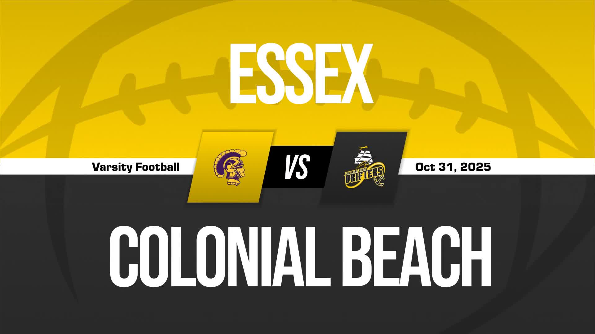 Football Game Preview: Colonial Beach Drifters vs. Northumberland Indians + How To Watch