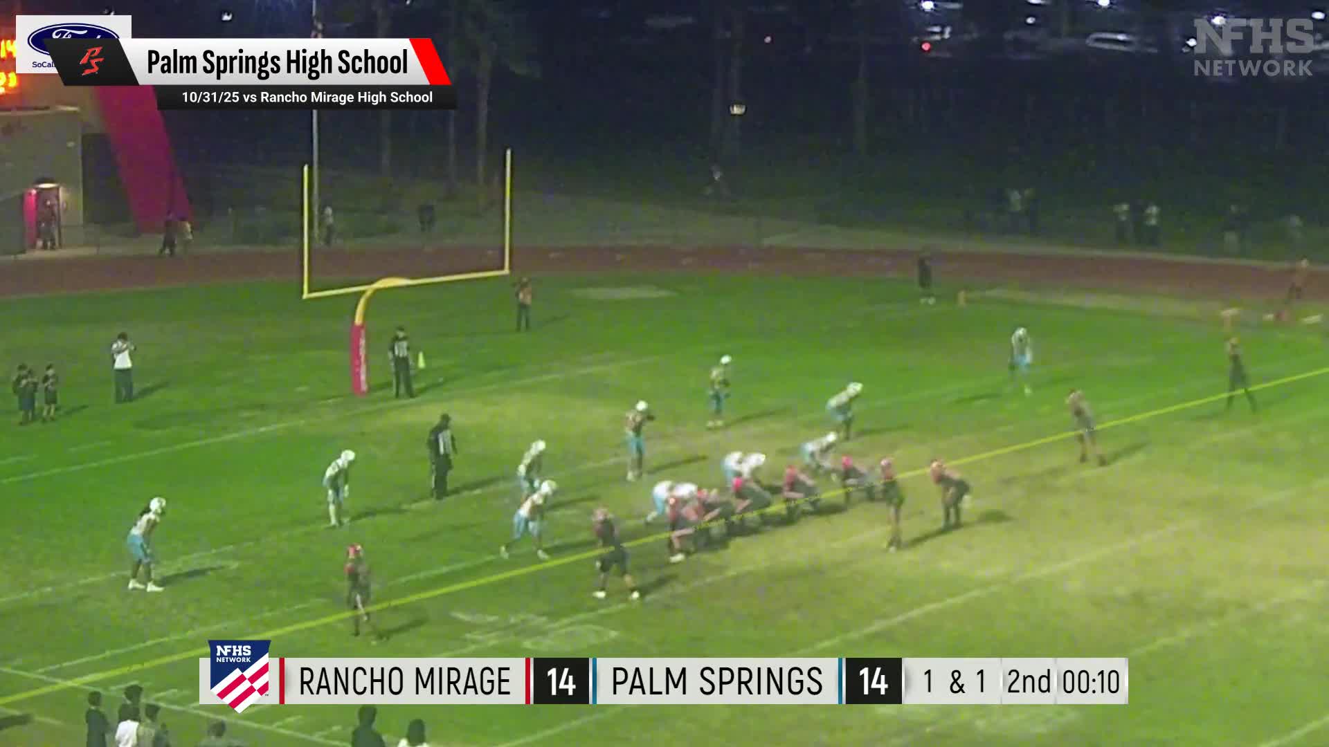 Football Recap: Palm Springs Extends Home Winning Streak to Six + How To Watch