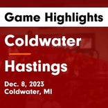 Basketball Game Recap: Hastings Saxons vs. Coldwater Cardinals