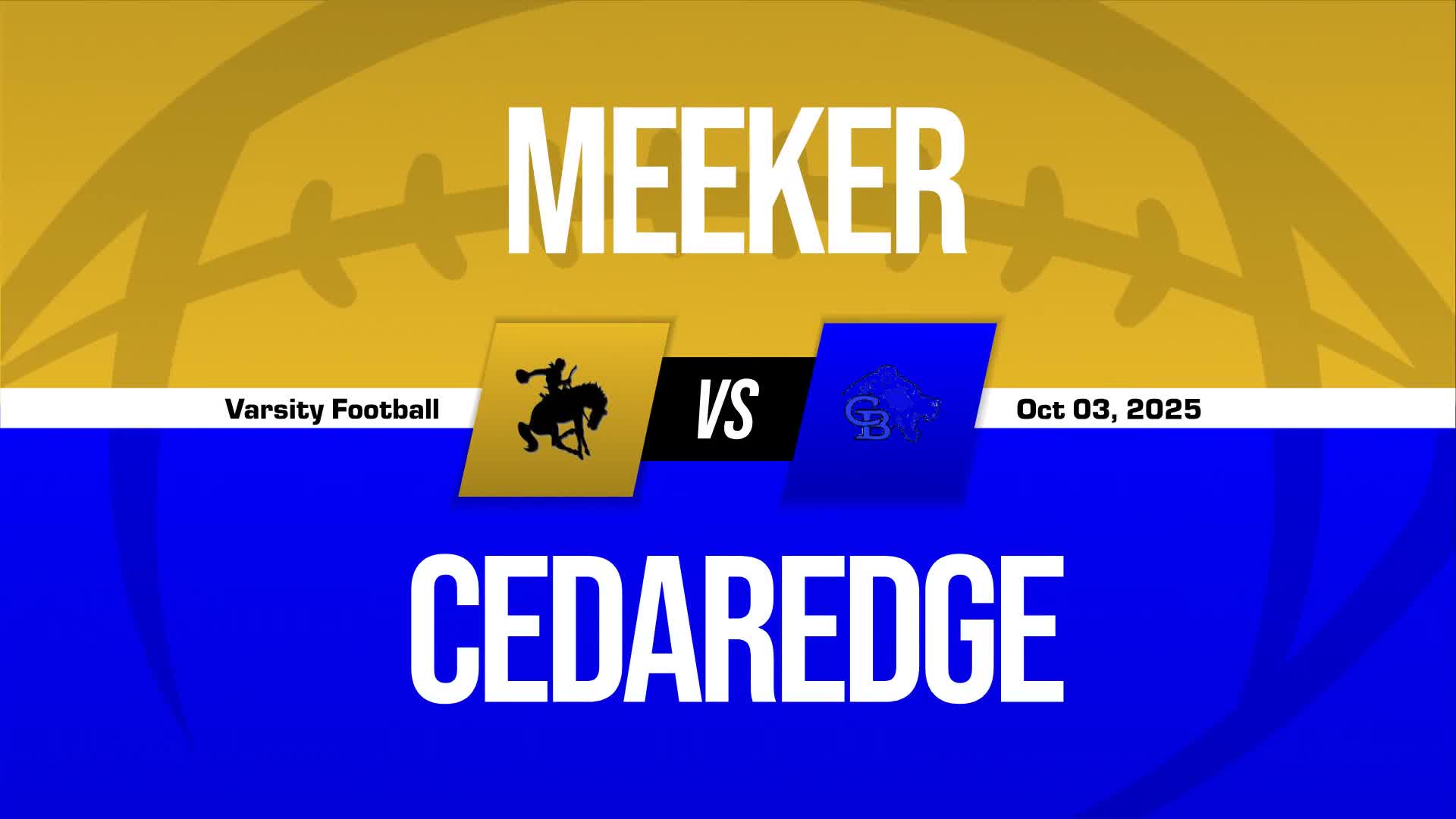 Football Recap: Meeker Skates Past Olathe with Ease + How To Watch